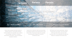 Desktop Screenshot of paradis.lt