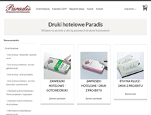 Tablet Screenshot of paradis.com.pl